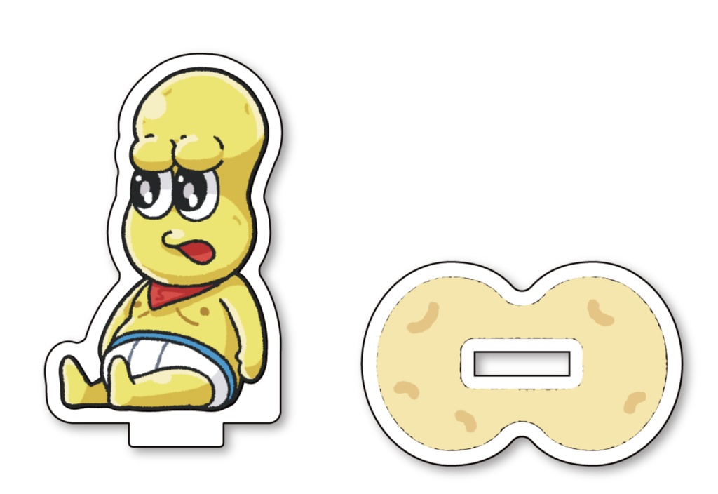 おすわりアクリススタンド【ピーナッツくん】