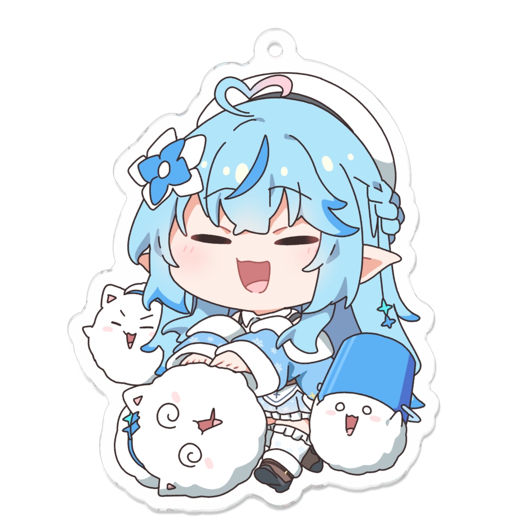 雪遊びラミィちゃんアクリルキーホルダー
