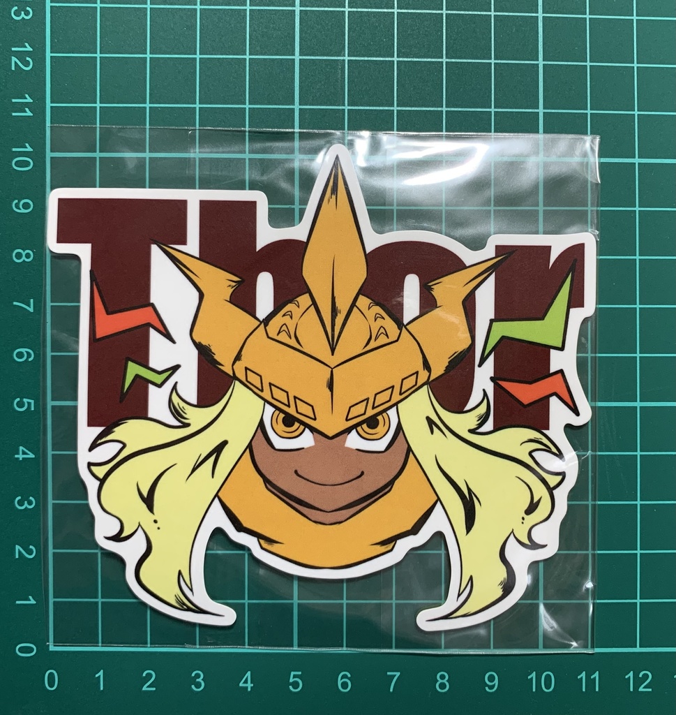 貼って剥がせるステッカー トール