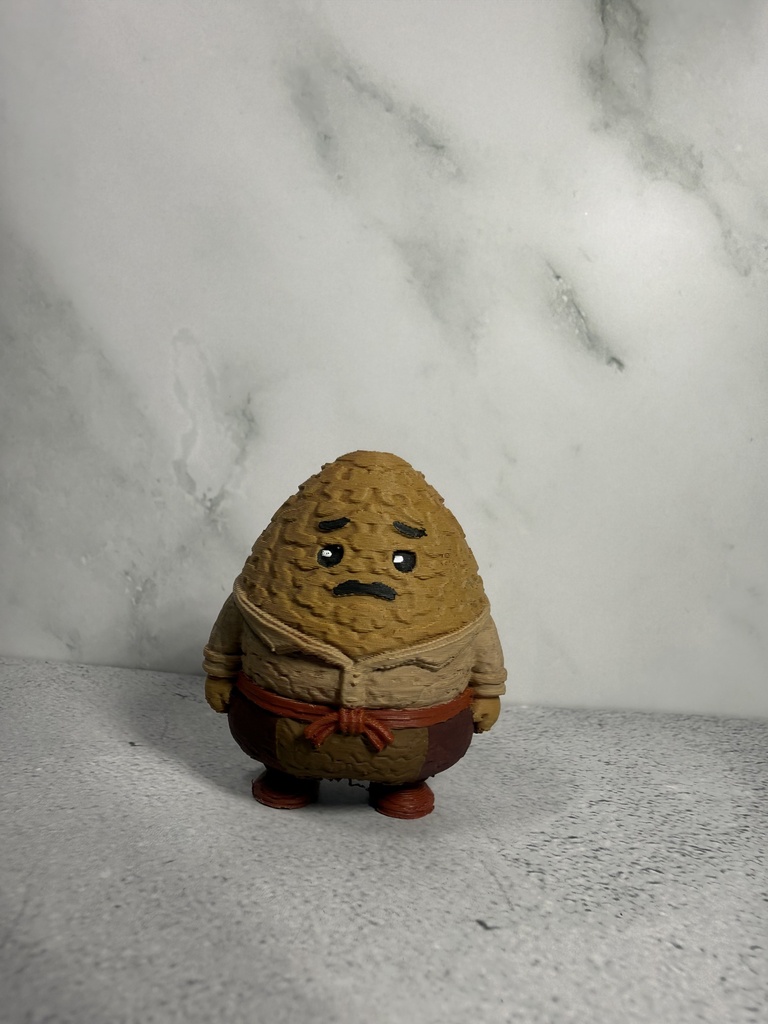 オリジナルフィギュア 困り果てた白米と焼きおにぎりの親子