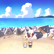 店舗外観・浜辺