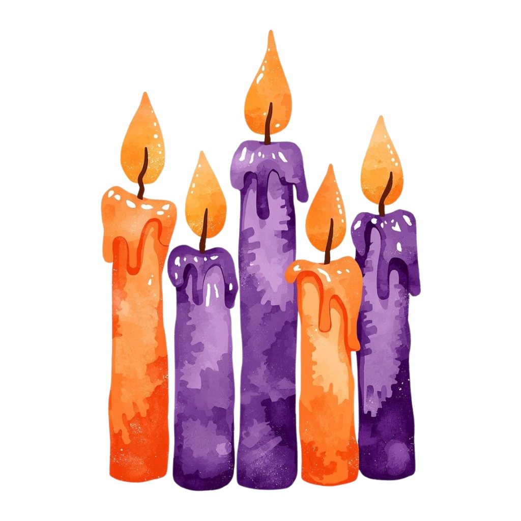 【PNG】ハロウィン黒猫イラスト素材セット|ポップでかわいいクロネコの背景透過クリップアート(12点)