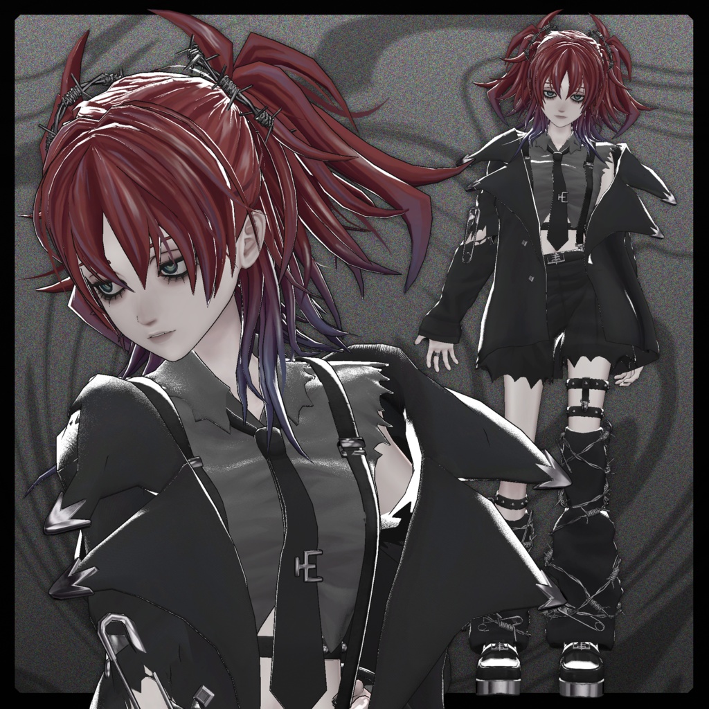 オリジナル3Dモデル〈Velnica〉- for VRChat