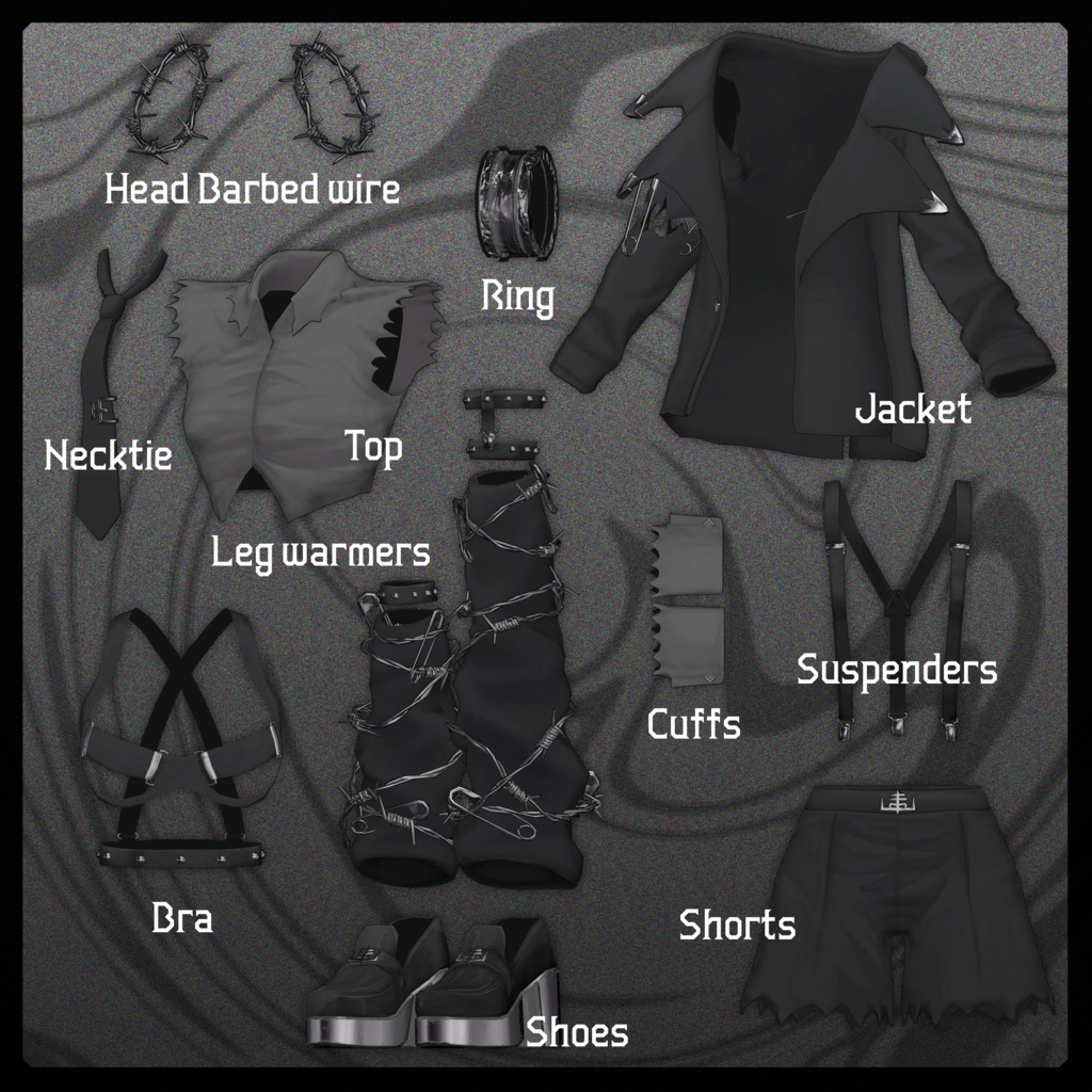 オリジナル3Dモデル〈Velnica〉- for VRChat