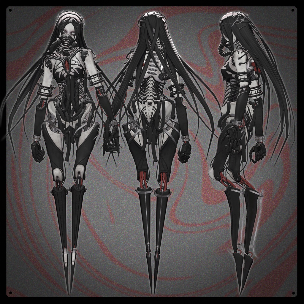 オリジナル3Dモデル〈Qxetla〉- for VRChat