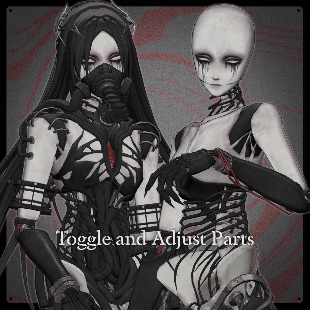 オリジナル3Dモデル〈Qxetla〉- for VRChat