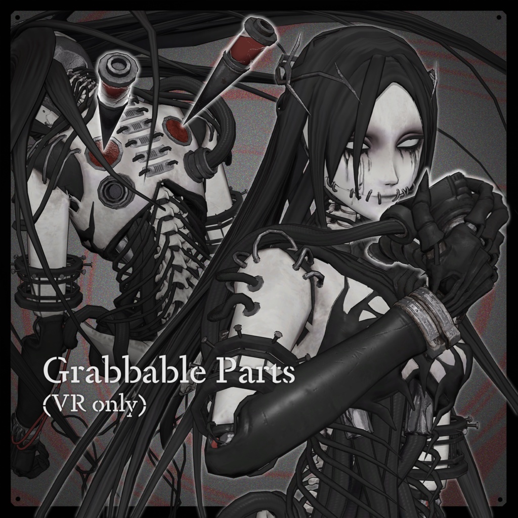 オリジナル3Dモデル〈Qxetla〉- for VRChat