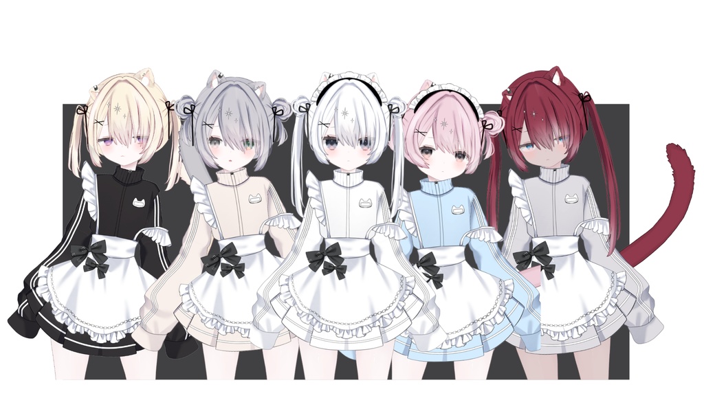 【Live2dモデル】らむねちゃんジャージver 色変え 表情 髪型 カスタム可能【汎用モデル】