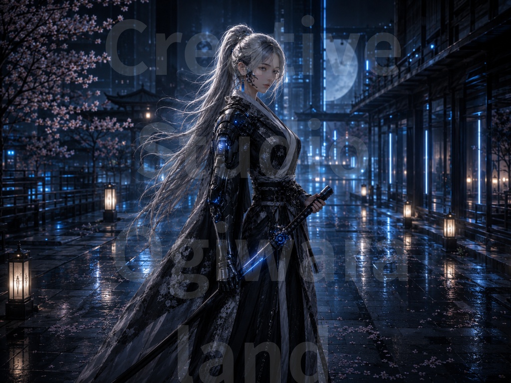 Samurai Visual Works|Luna Veil【5 Visual Set】