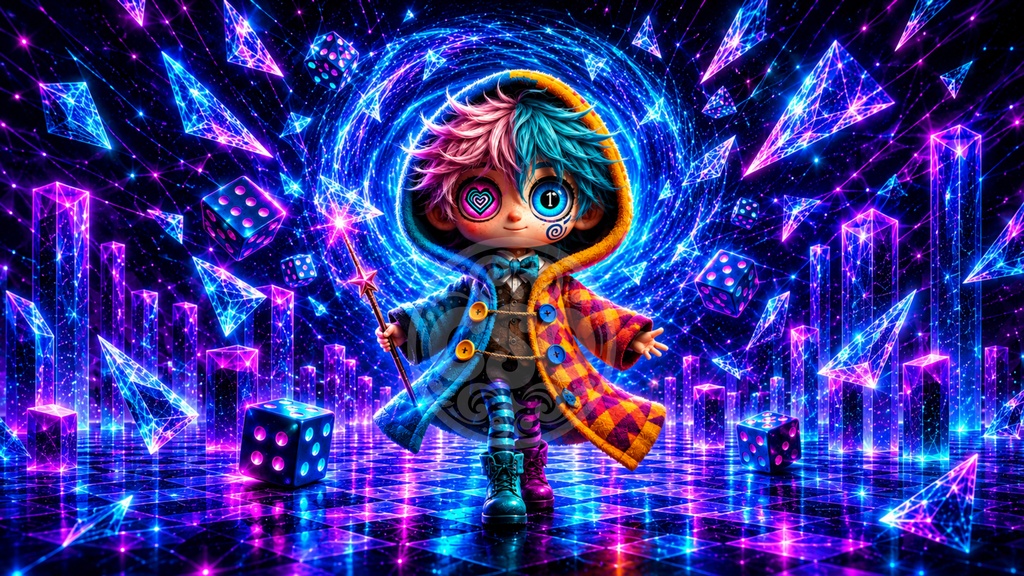 CSO Visual Collection #001|Neon Dice|壁紙・アイコン6点セット