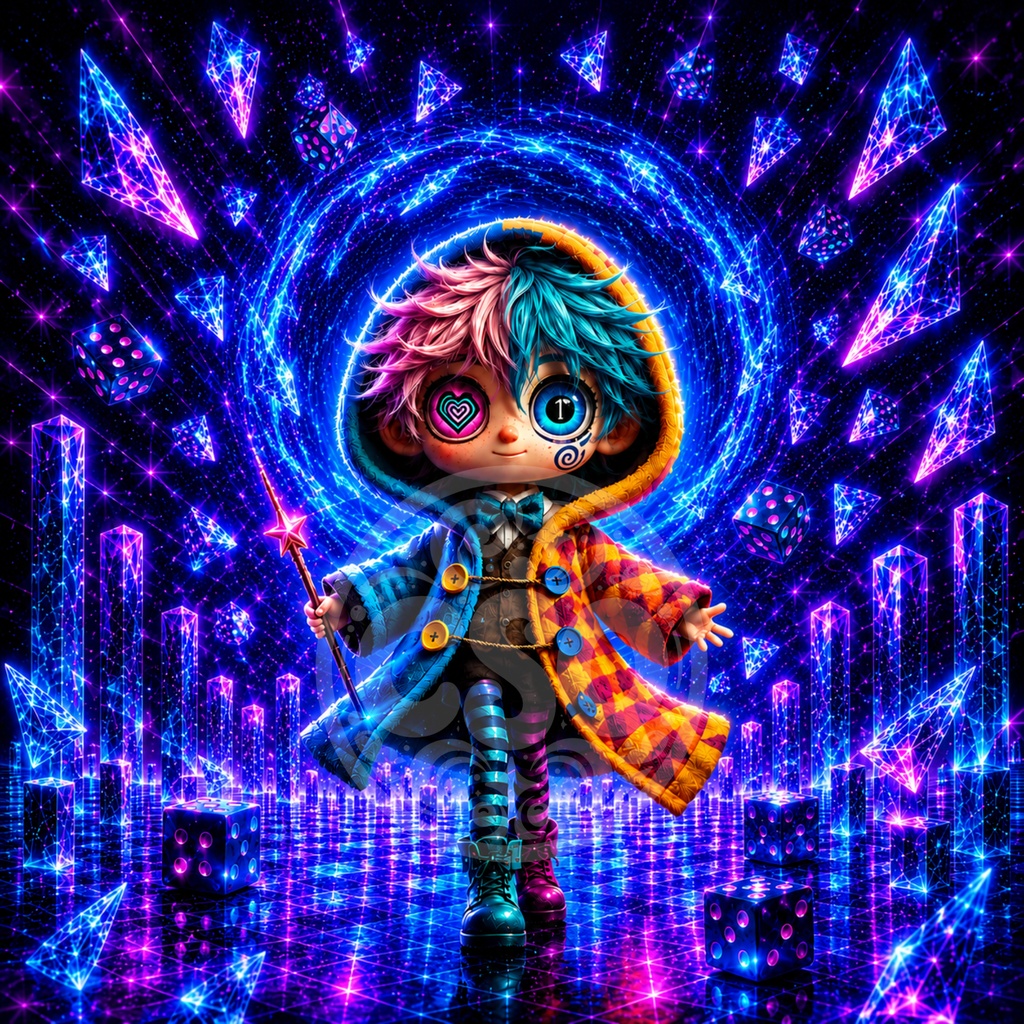 CSO Visual Collection #001|Neon Dice|壁紙・アイコン6点セット