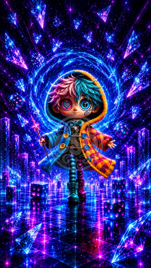 CSO Visual Collection #001|Neon Dice|壁紙・アイコン6点セット