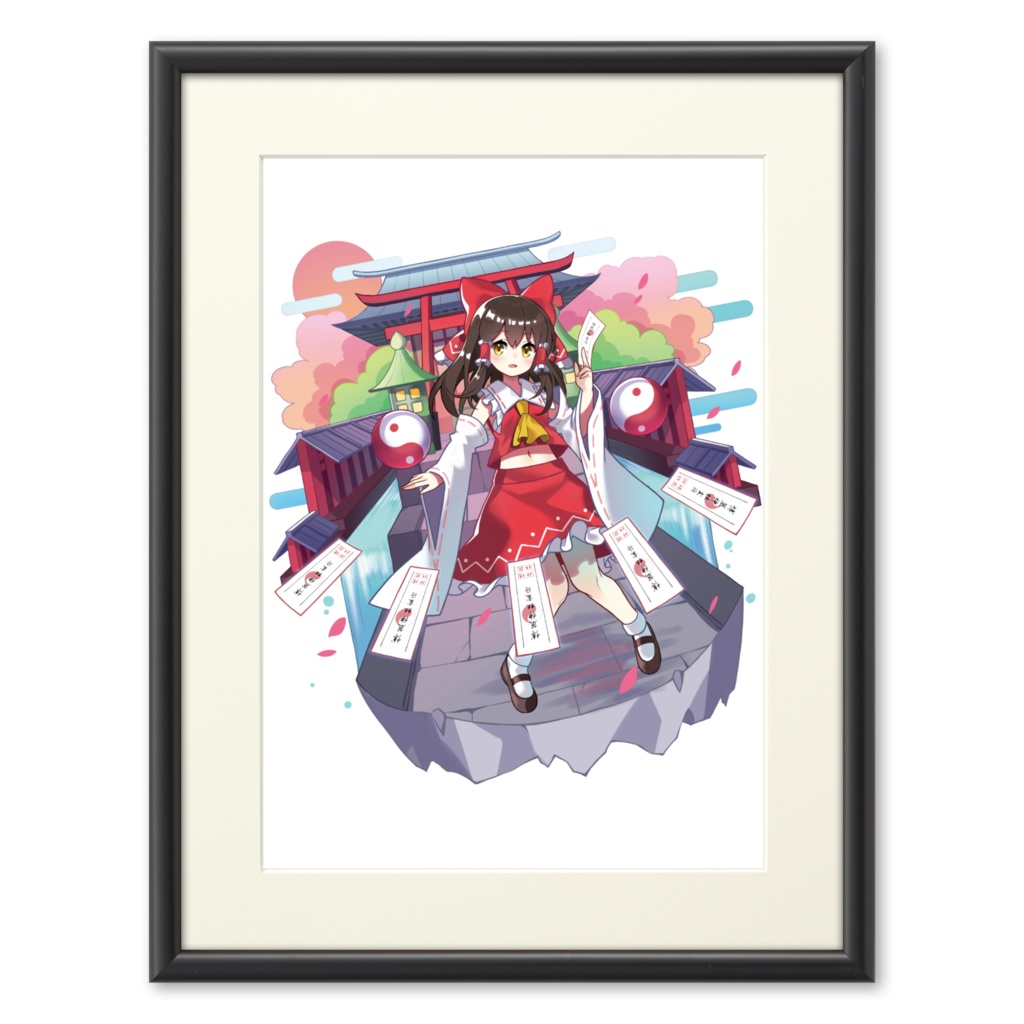 博麗霊夢 複製画