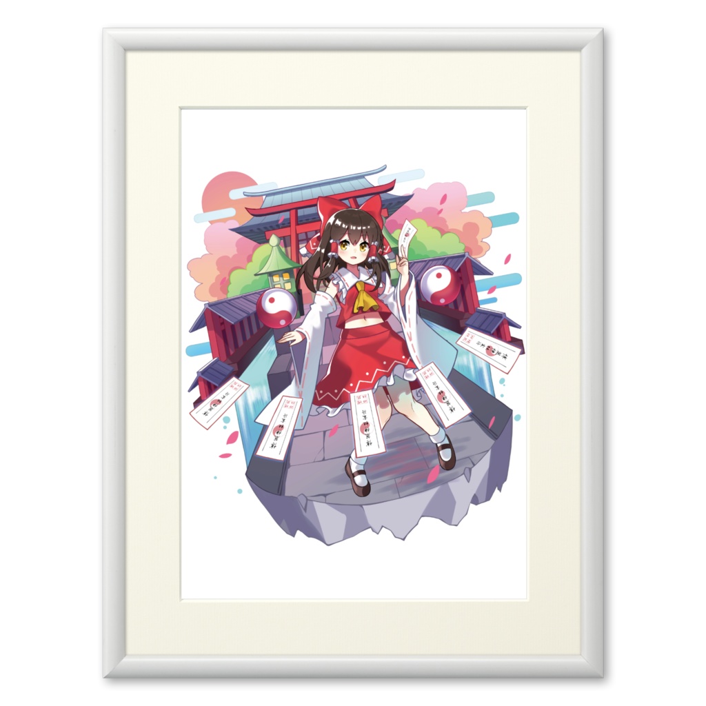 博麗霊夢 複製画