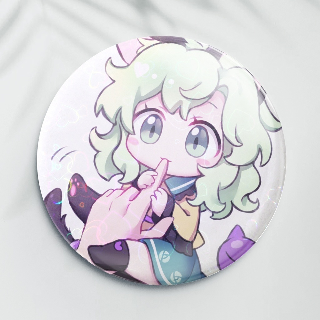 古明地こいし 58mm ラミネートバッジ こねこいし（指しゃぶり） Miy☔