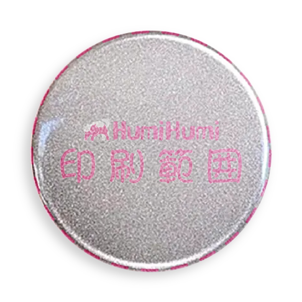 オーダーメイド 58mm グリッターバッジ シルバー系 オリジナルグッズ 完全カスタマイズ可能 プレゼント