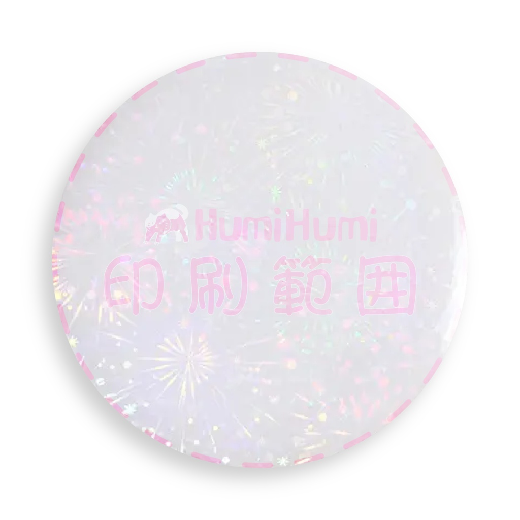 オーダーメイド 58mm ラミネートバッジ ホログラム系 オリジナルグッズ 完全カスタマイズ可能 プレゼント