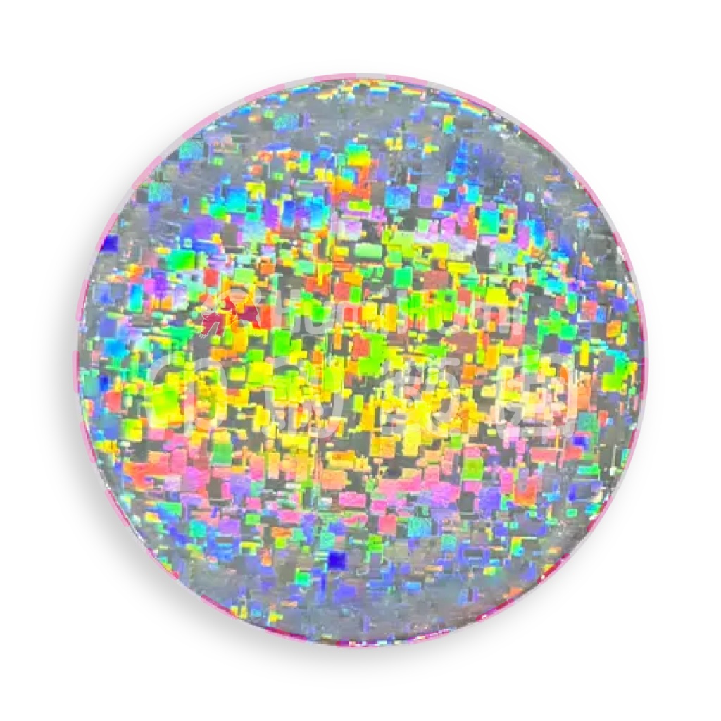 オーダーメイド 58mm グリッターバッジ ホログラム系 オリジナルグッズ 完全カスタマイズ可能 プレゼント