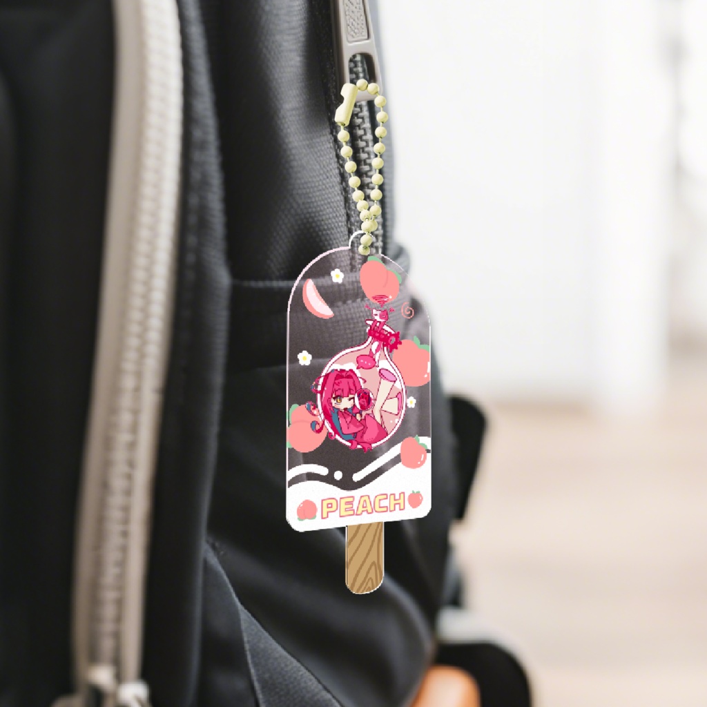 オーダーメイド アクリルアイスバー キーホルダー オリジナルグッズ 完全カスタマイズ可能 プレゼント 推し 記念品 かわいい 推し活 アニメ キャラクター ファングッズ バッグチャーム