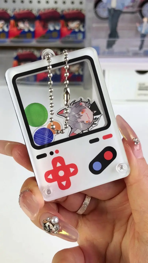 ゲーム機風シャカシャカアクキー ゲーム機 レトロ オーダーメイド オリジナルグッズ 完全カスタマイズ可能 プレゼント 推し 記念品 かわいい 推し活 アニメ キャラクター ファングッズ