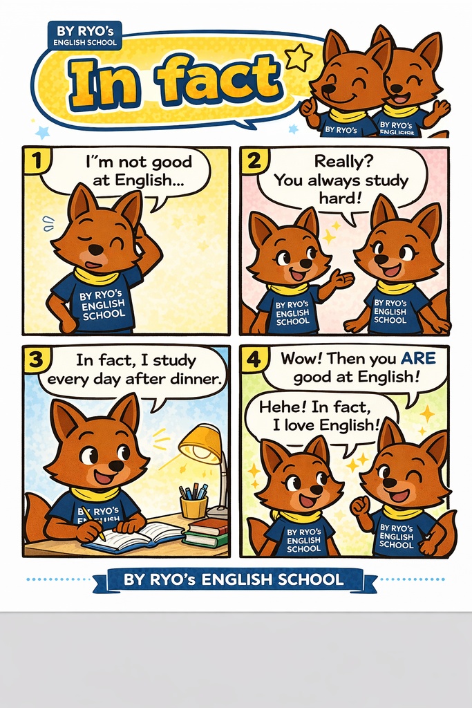 漫画を読んで楽しみながら英検3級合格（in fact）