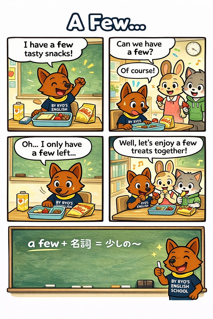 漫画を読んで楽しみながら英検3級合格（a few）