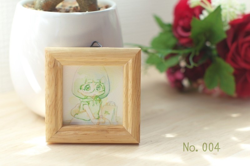 ミニ原画「朋香の毎日」- 創作オリジナル