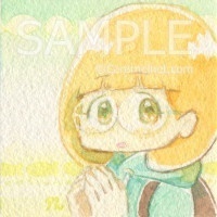 ミニ原画「朋香の毎日」- 創作オリジナル