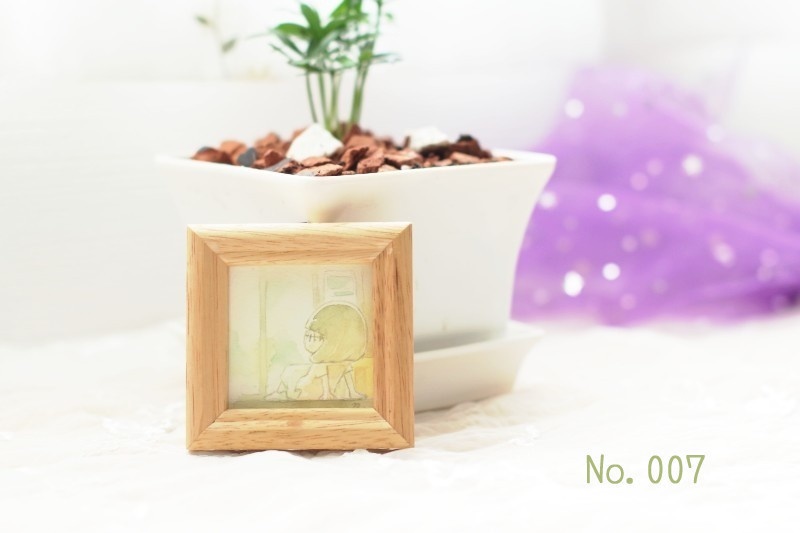 ミニ原画「朋香の毎日」- 創作オリジナル