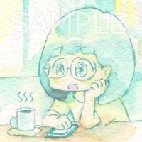 ミニ原画「朋香の毎日」- 創作オリジナル
