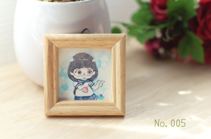 ミニ原画「朋香の毎日」- 創作オリジナル