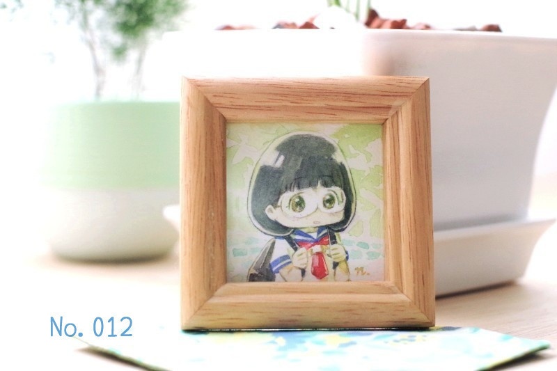 ミニ原画「朋香の毎日」- 創作オリジナル