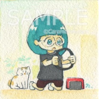 ミニ原画「朋香の毎日」- 創作オリジナル