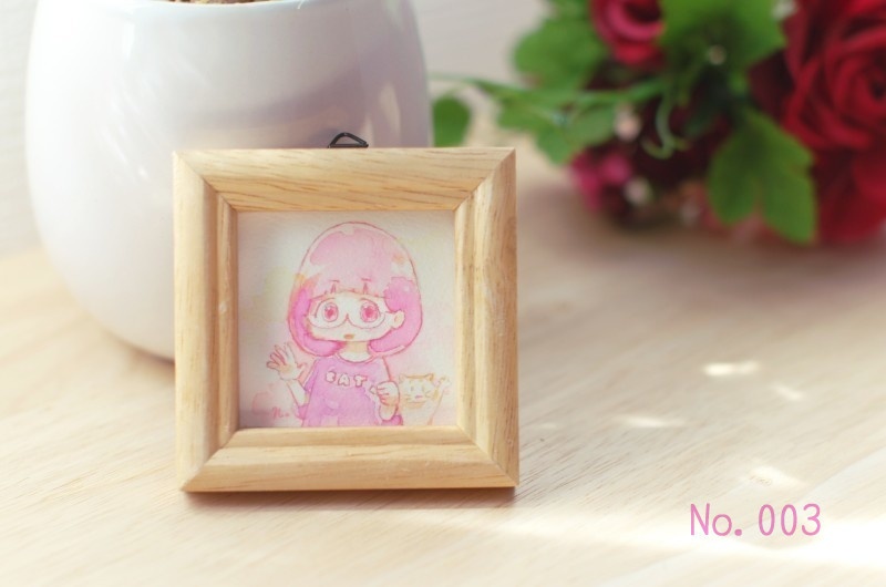 ミニ原画「朋香の毎日」- 創作オリジナル