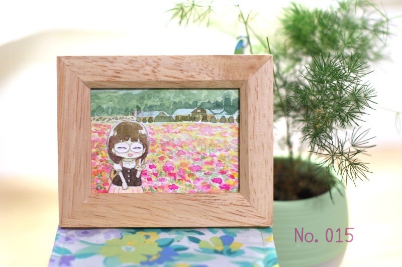 ミニ原画「朋香の毎日」- 創作オリジナル