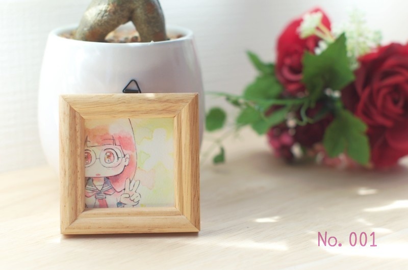 ミニ原画「朋香の毎日」- 創作オリジナル