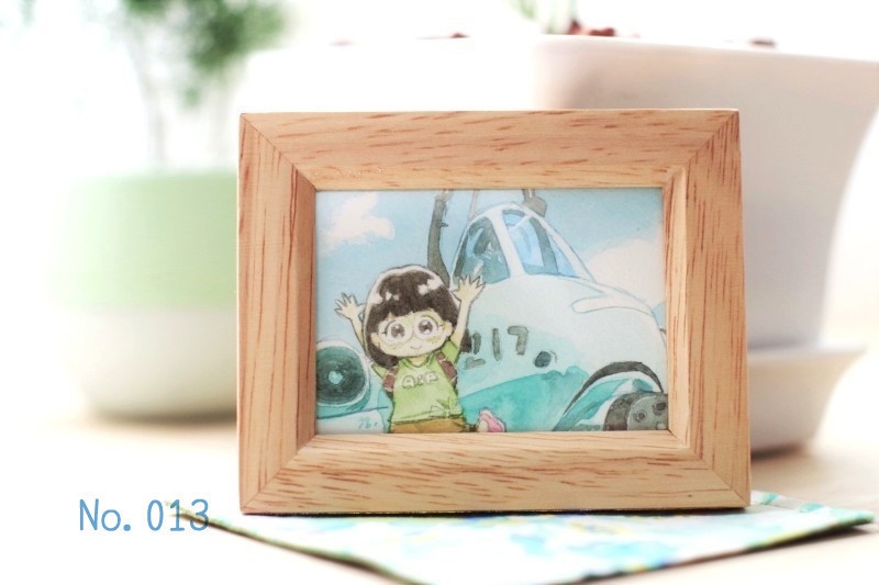 ミニ原画「朋香の毎日」- 創作オリジナル