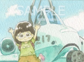 ミニ原画「朋香の毎日」- 創作オリジナル