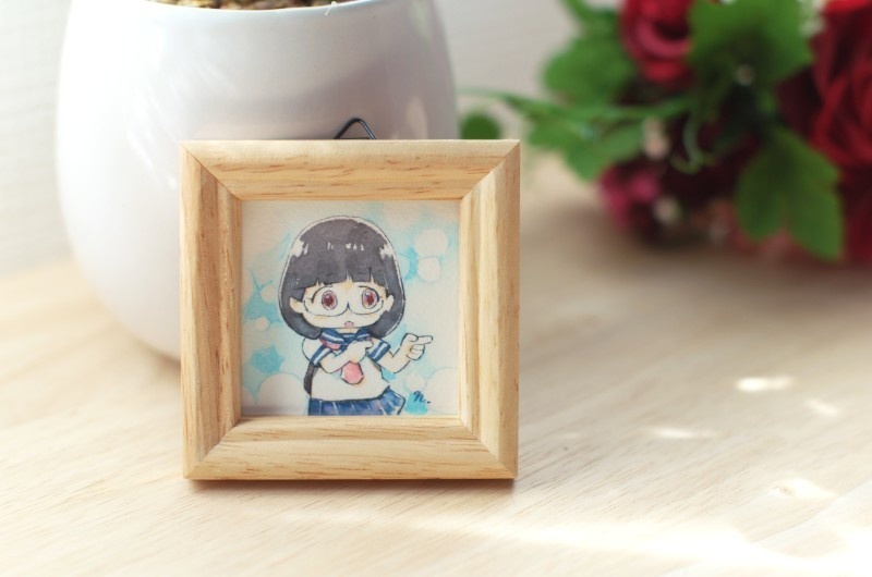 ミニ原画「朋香の毎日」No.005 創作オリジナル