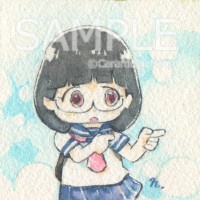 ミニ原画「朋香の毎日」No.005 創作オリジナル