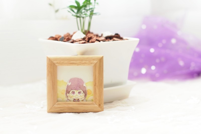 ミニ原画「朋香の毎日」No.008 創作オリジナル