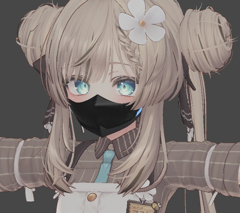 【VRchat用】【無料配布】Tac Mask
