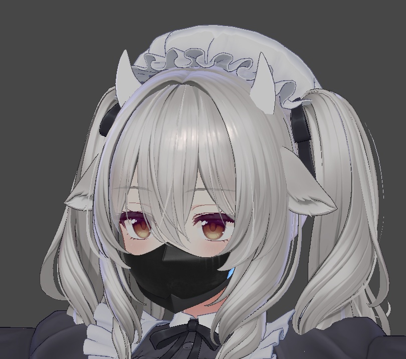 【VRchat用】【無料配布】Tac Mask