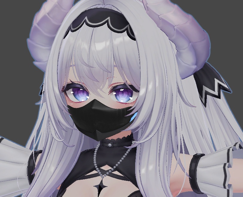 【VRchat用】【無料配布】Tac Mask