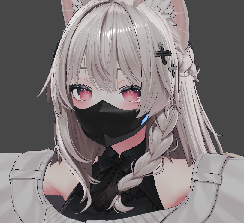 【VRchat用】【無料配布】Tac Mask