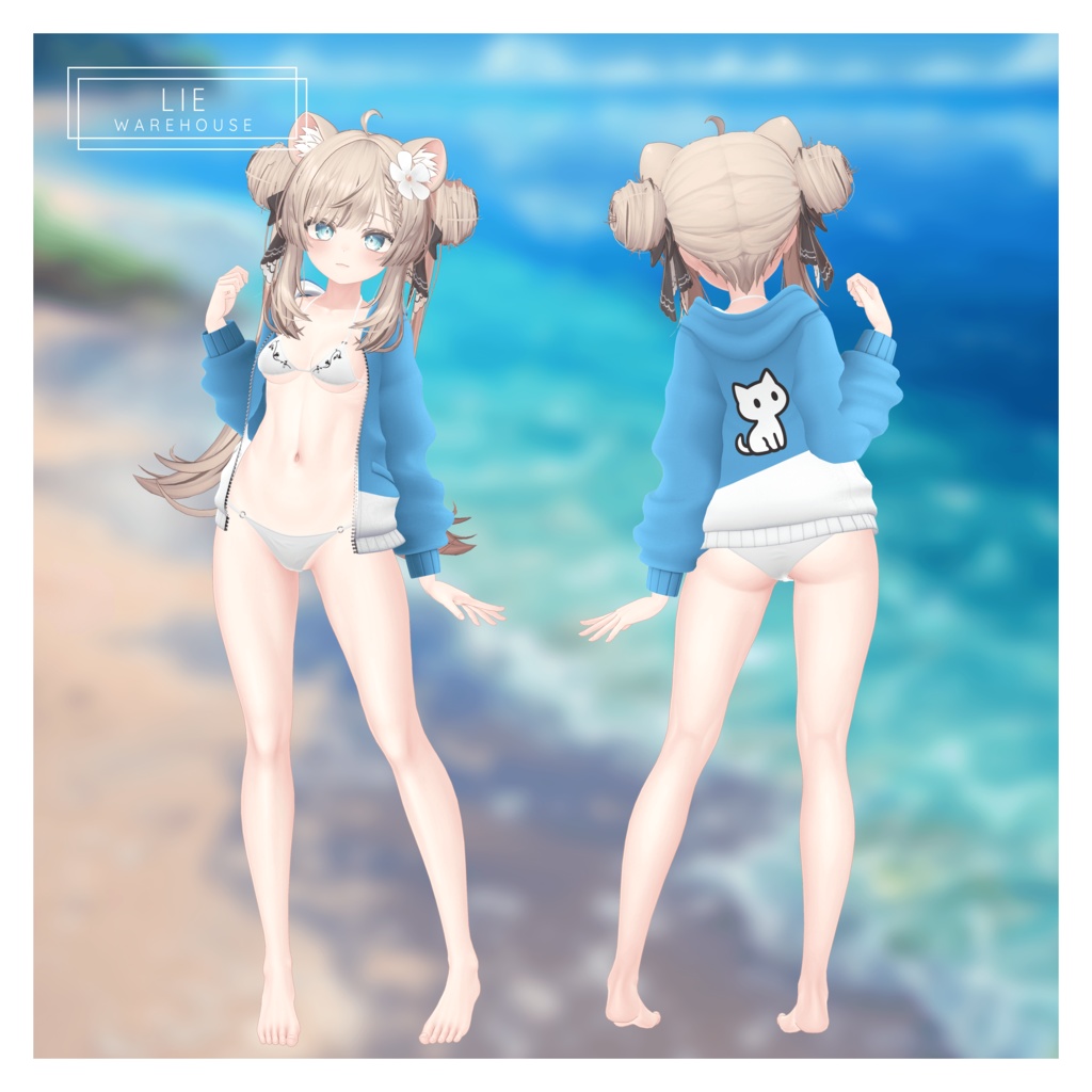『Beach Hoodie 』  7アバター対応 [Selestia & Lasyusha update] 缩略图 12