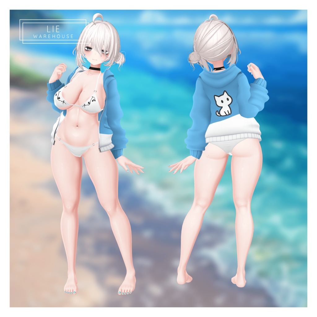 『Beach Hoodie 』  7アバター対応 [Selestia & Lasyusha update] 缩略图 13