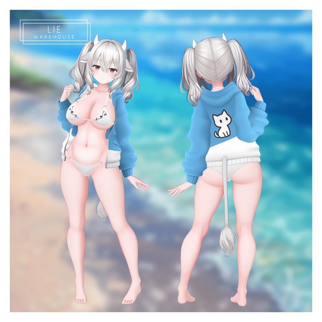 『Beach Hoodie 』  7アバター対応 [Selestia & Lasyusha update] 缩略图 10