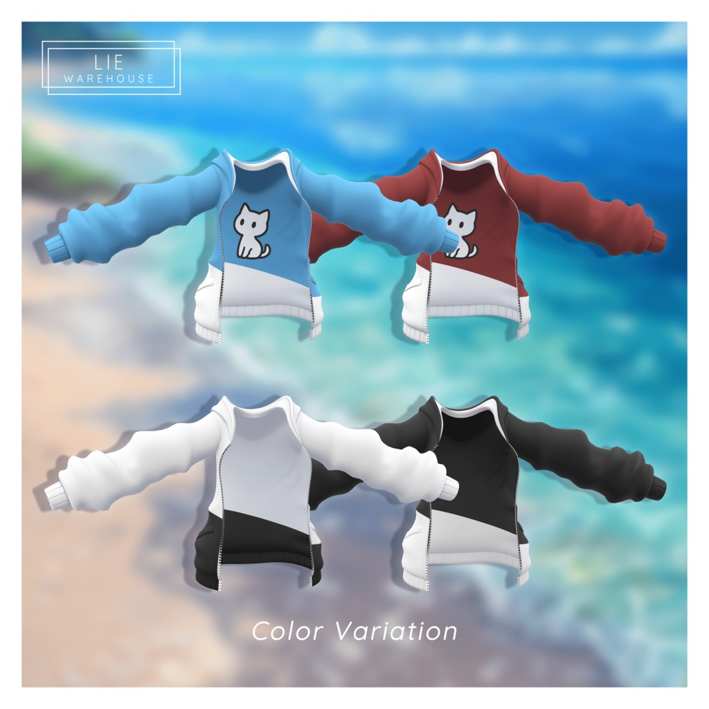 『Beach Hoodie 』  7アバター対応 [Selestia & Lasyusha update] 缩略图 15