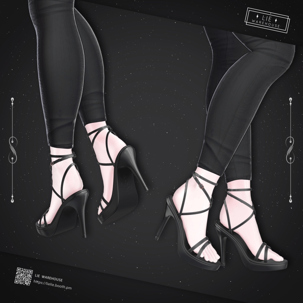 『 Onyx heels 』 7アバター対応